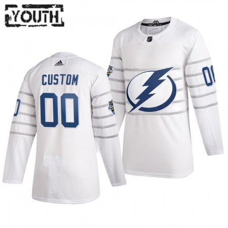 Camisola Tampa Bay Lightning Personalizado Cinza Adidas 2020 NHL All-Star Authentic - Criança